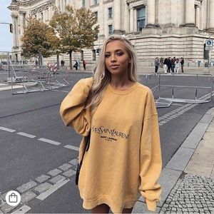 Coal N Terry Vintage Saint Laurent Crewneck Sweartshirt